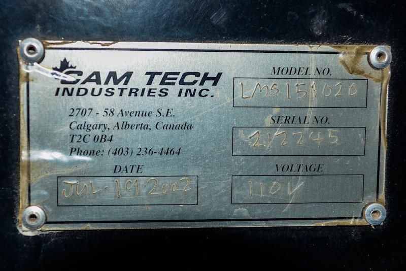 CAM TECH LASER MASTER LMS 151020 5' x 9-1/2' 2-Axis Gantry-Type Laser Etcher