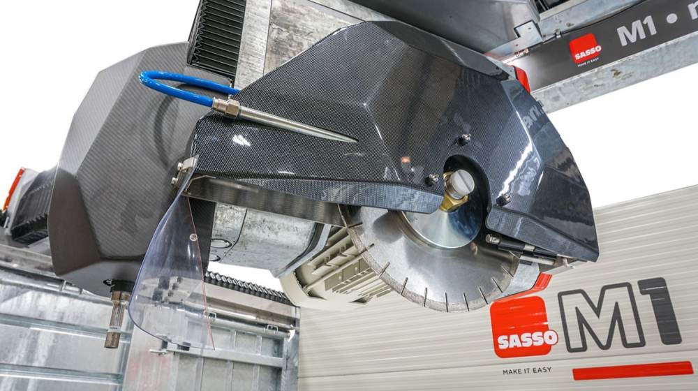 2021 Sasso M1 CNC 5 Axis Bridge Saw, Like new!!!